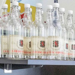 Bouteille plastique étiquette avec armoiries