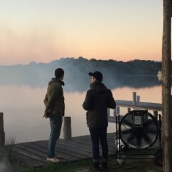 Tournage publicité Velleminfroy scène avec brume