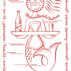 Ancienne publicité eau minérale pure velleminfroy