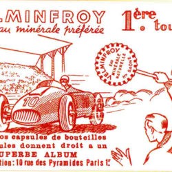 Ancienne publicité eau minérale Velleminfroy