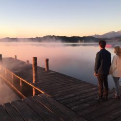 Tournage publicité Velleminfroy scène avec brume