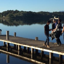 Tournage Velleminfroy scene ponton