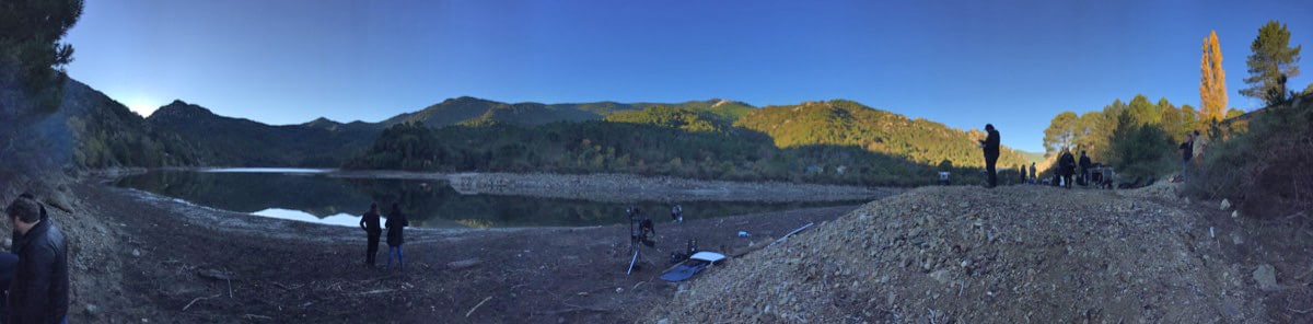 Vue panoramique lieu tournage