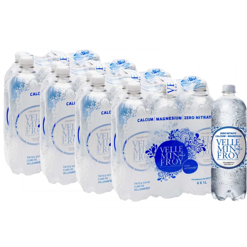 4 packs PET 1L eau plate