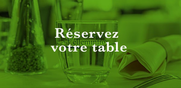 Réservez votre table