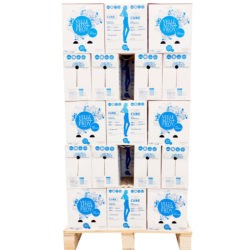 1/2 palette - Bouteille PET eau plate 50 cartons de 6 x 1 litre